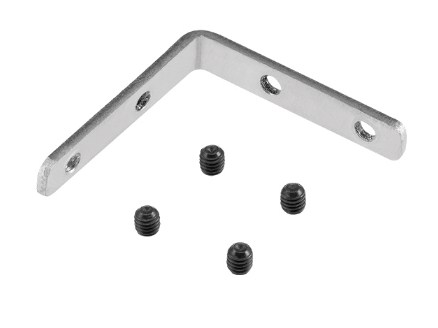 KIT DE UNIÃO L TETO-PAREDE PARA PERFIS ARCHI 16MM